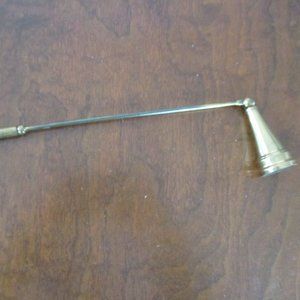 Vintage Brass Candle Snuffer with swivel top